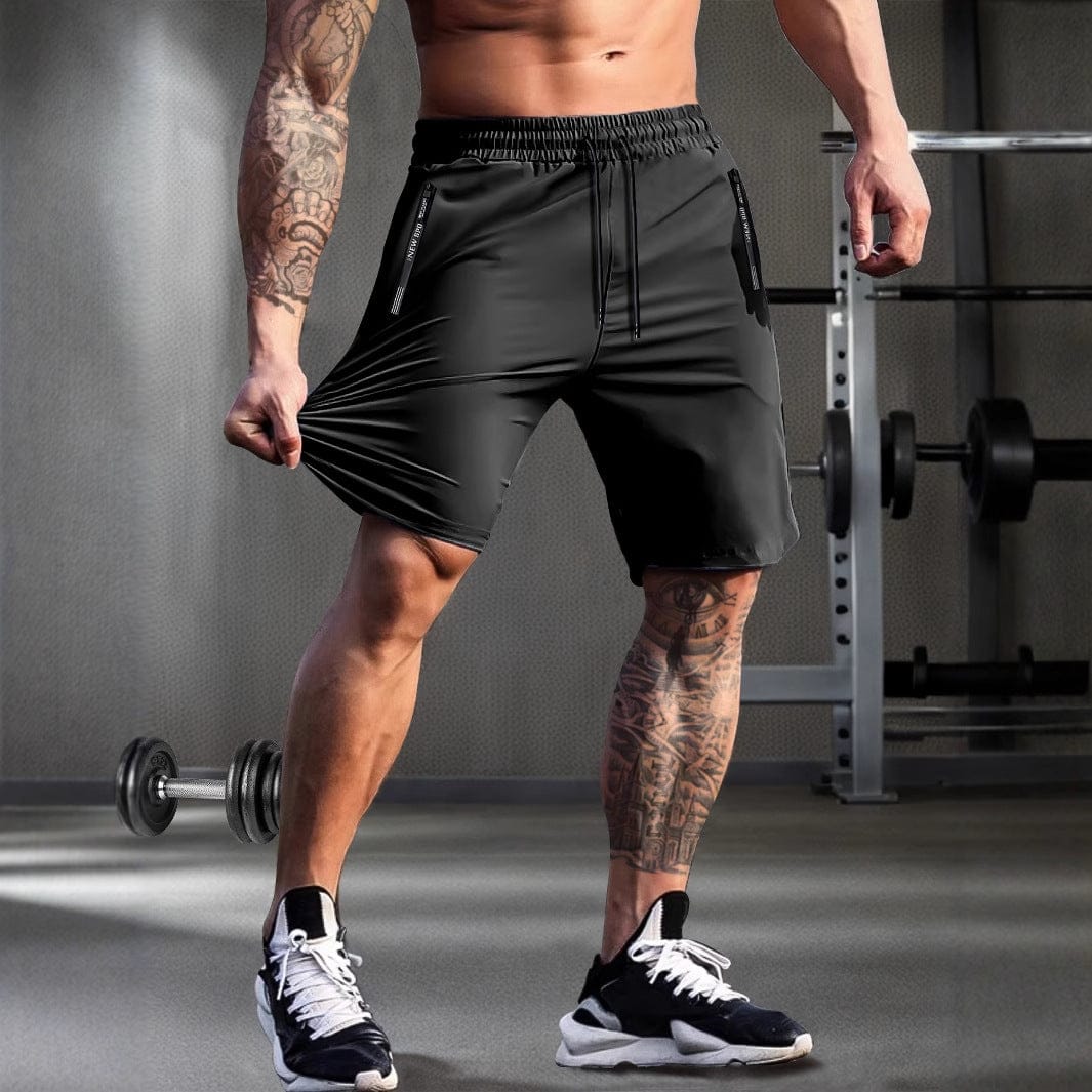 Dropshipman L / Black Plus Size Men's Quick-Drying Fashion Boxers Shorts – Comfortable, Lightweight, Breathable