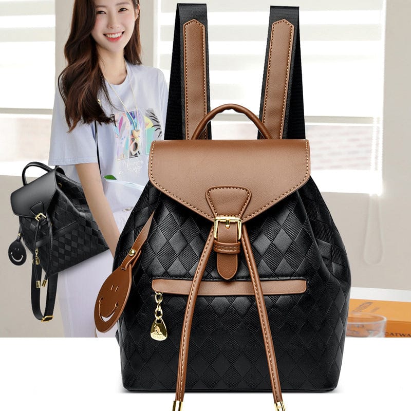 This & That Store Backpack Women's Casual Multifunction Leather Backpack