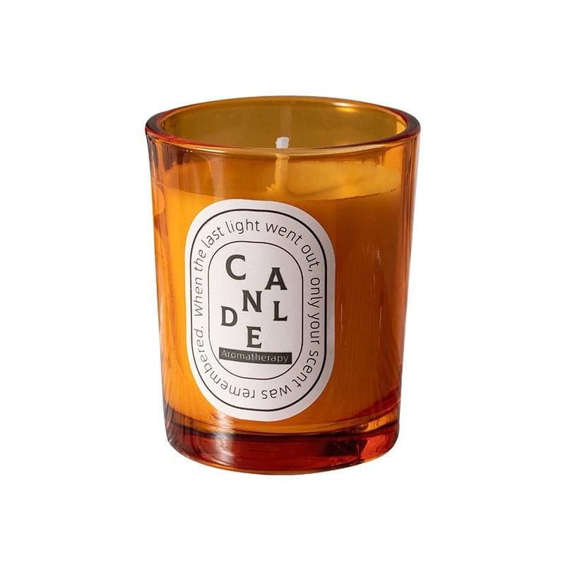 This & That Store Candles Aromatherapy Colored Candle Glass