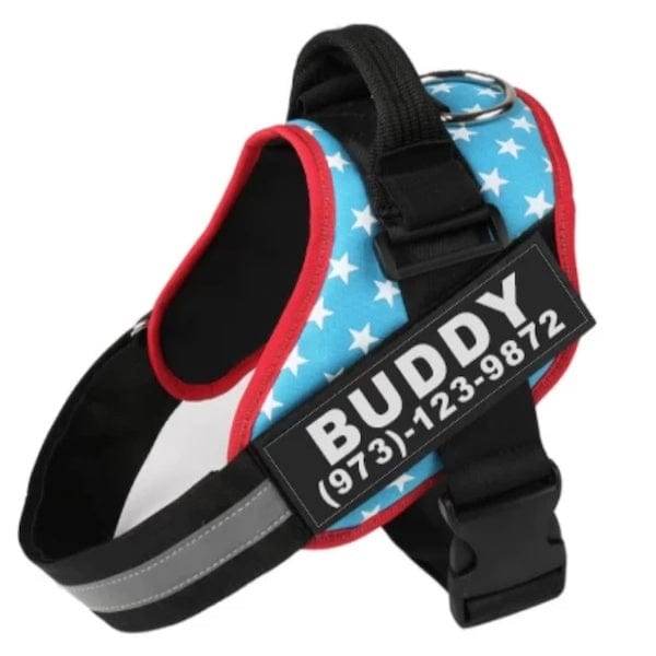 Reflective Breathable Dog Harness NO PULL Vest With Patch (Adjustable) - This & That Store