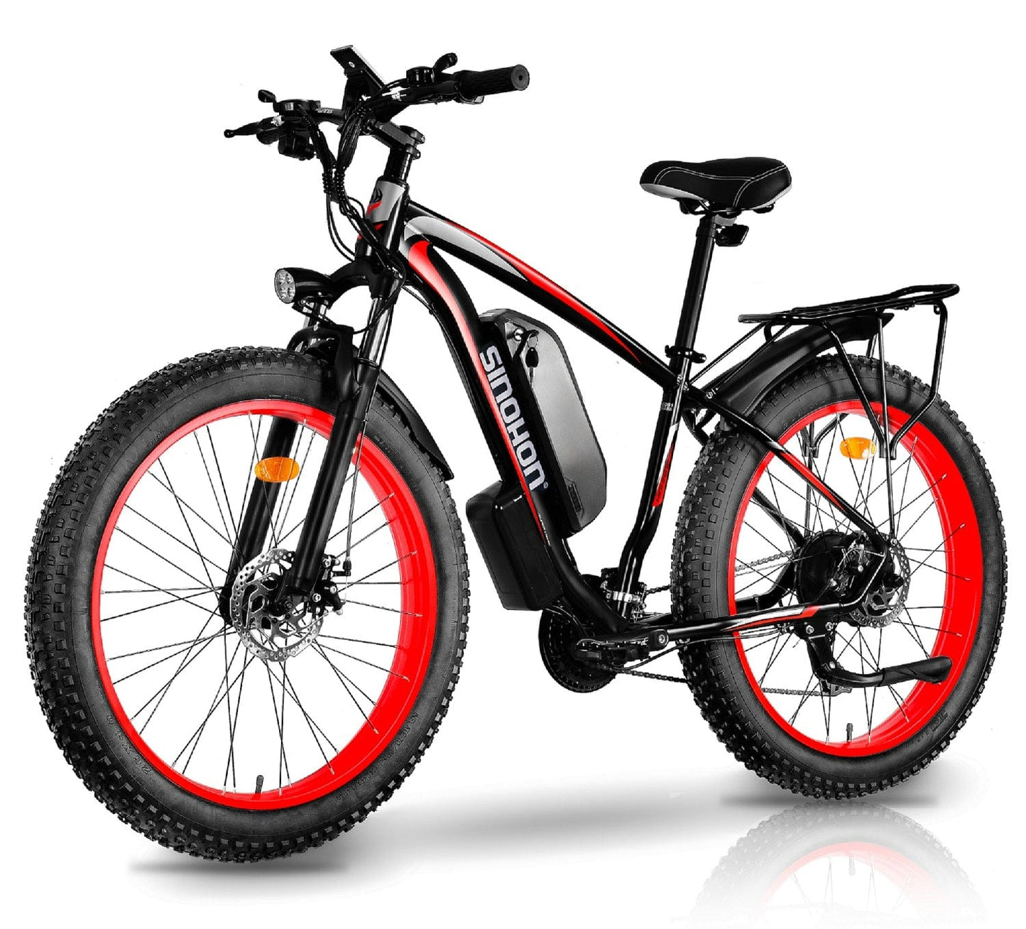 This & That Store eBike Red Ebike,1000W Motor,48V13Ah Battery,26 Inches,Maximum Speed 45KM