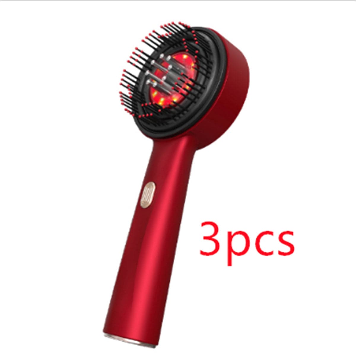 This & That Store Hair Care Red 3pcs Electric Massage Comb – Red Light Therapy & Multi-Functional Care