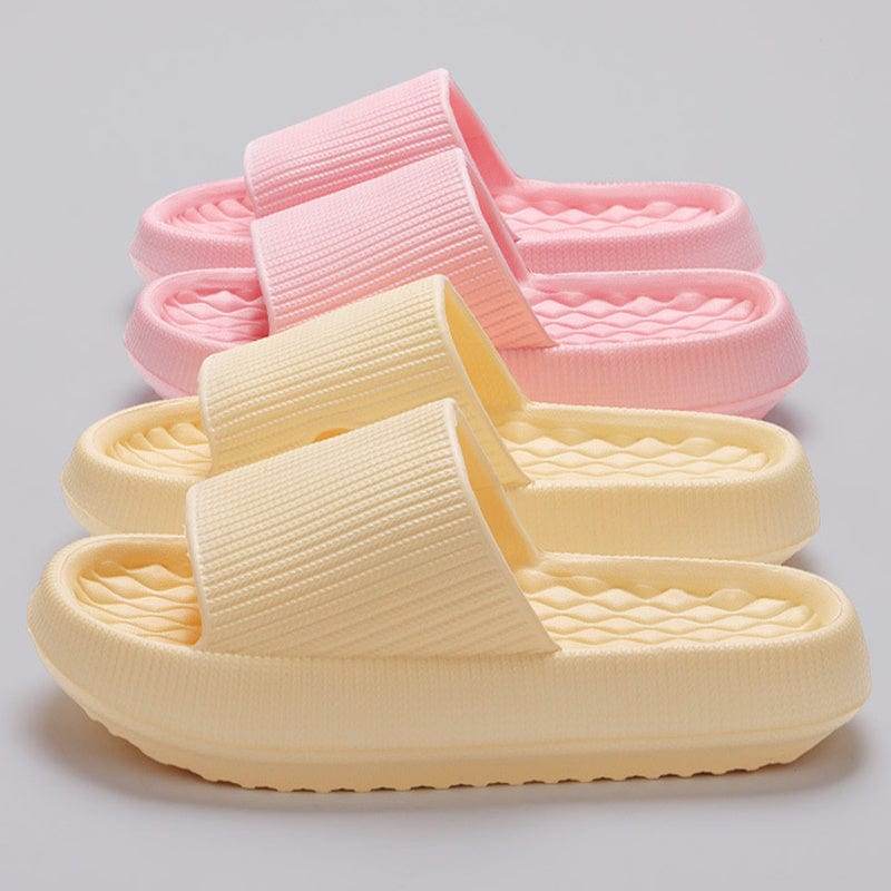 Summer House Slippers: Rhombus Stripe Anti-Slip Comfort for Men and Women - This & That Store