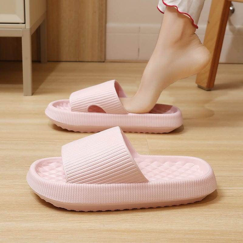 Summer House Slippers: Rhombus Stripe Anti-Slip Comfort for Men and Women - This & That Store