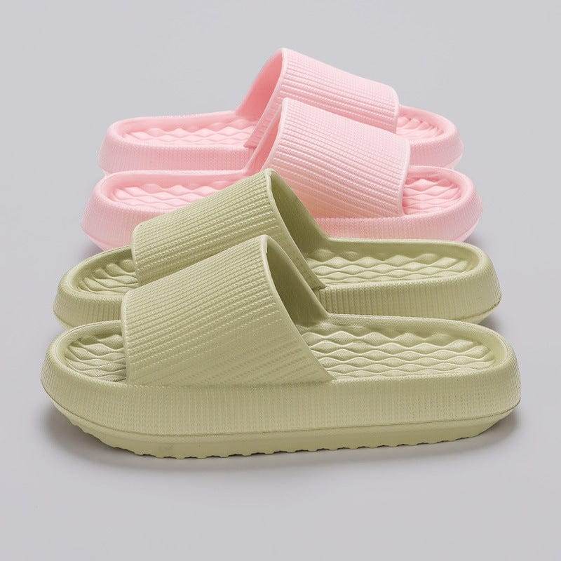 Summer House Slippers: Rhombus Stripe Anti-Slip Comfort for Men and Women - This & That Store