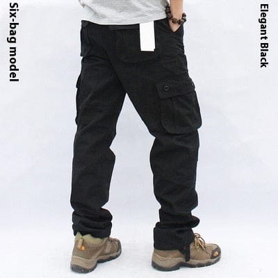 This & That Store Men's Clothing Black / 2XL Men's Multi-Pocket Cargo Pants