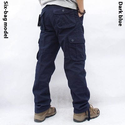 This & That Store Men's Clothing Dark Navy Blue / 2XL Men's Multi-Pocket Cargo Pants