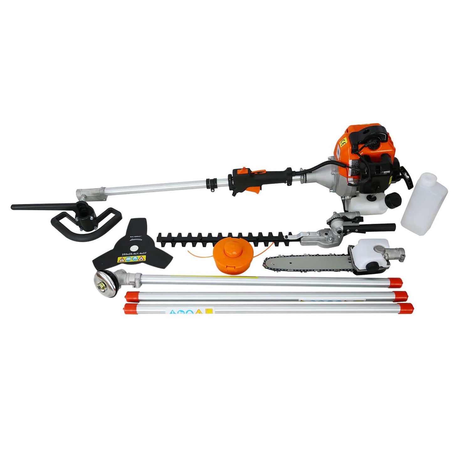 This & That Store Multi-Functional Garden Tools Red 4-in-1 Multi-Purpose Tool – 33cc Gas-Powered Lawn Care System