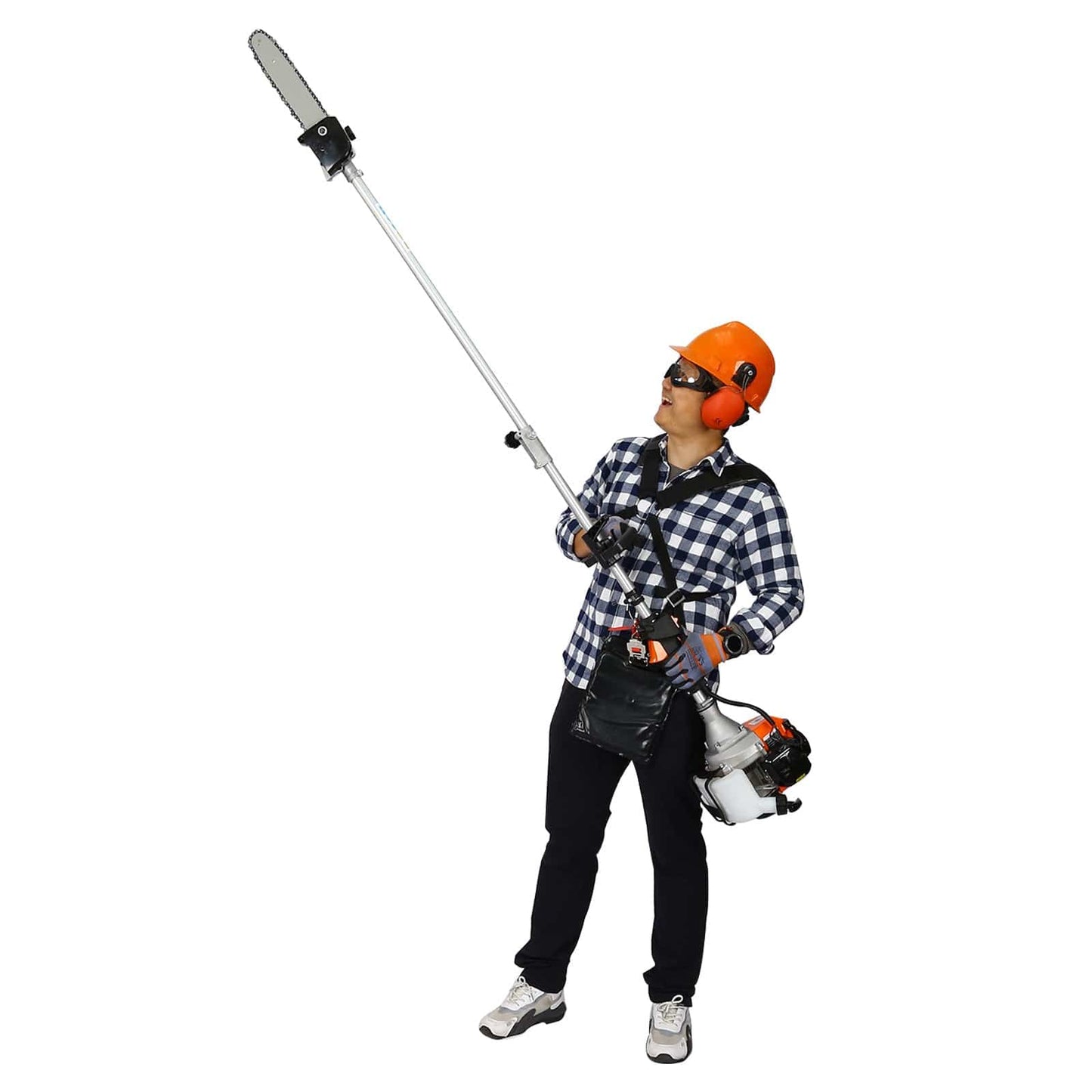 This & That Store Multi-Functional Garden Tools Red 4-in-1 Multi-Purpose Tool – 33cc Gas-Powered Lawn Care System