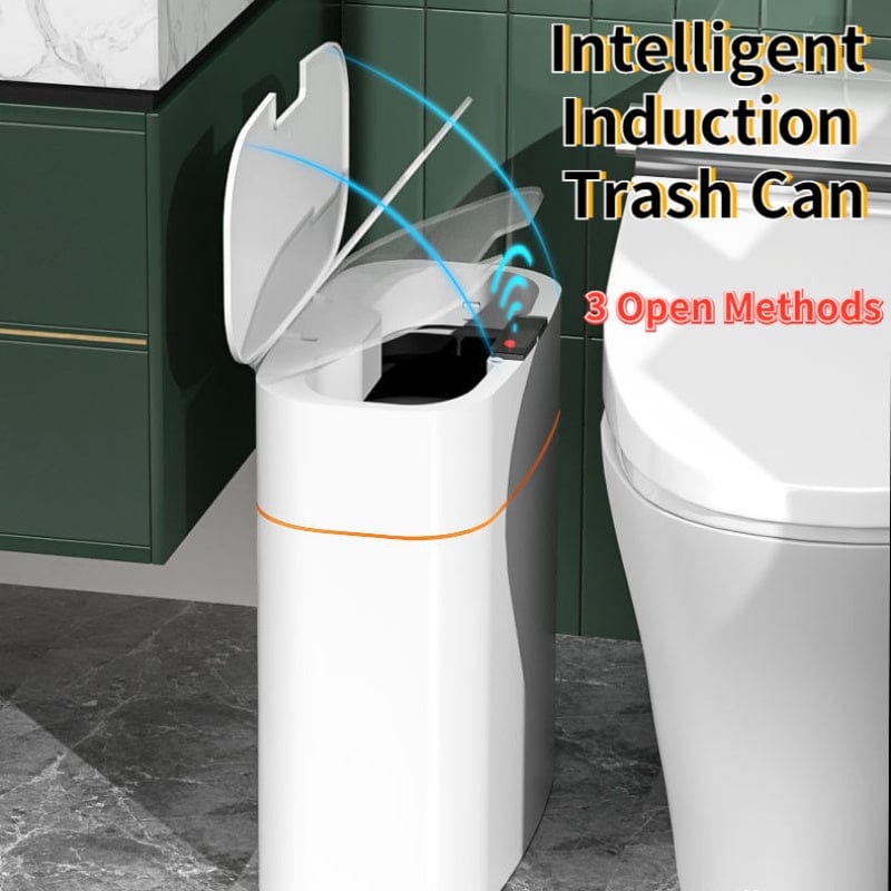This & That Store Trash Can Smart Trash Can With Lid For Bedroom And Living Room Kitchen Storage Box Trash Can Induction Small Car Box Automatic Smart Dustbin Smart Trash Bin