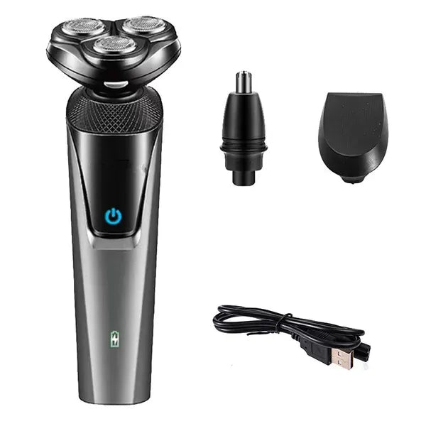 CJDropshipping Electric Shaver Men's Electric Rotary Shaver Razor, Waterproof Wet Dry Cordless Trimmer