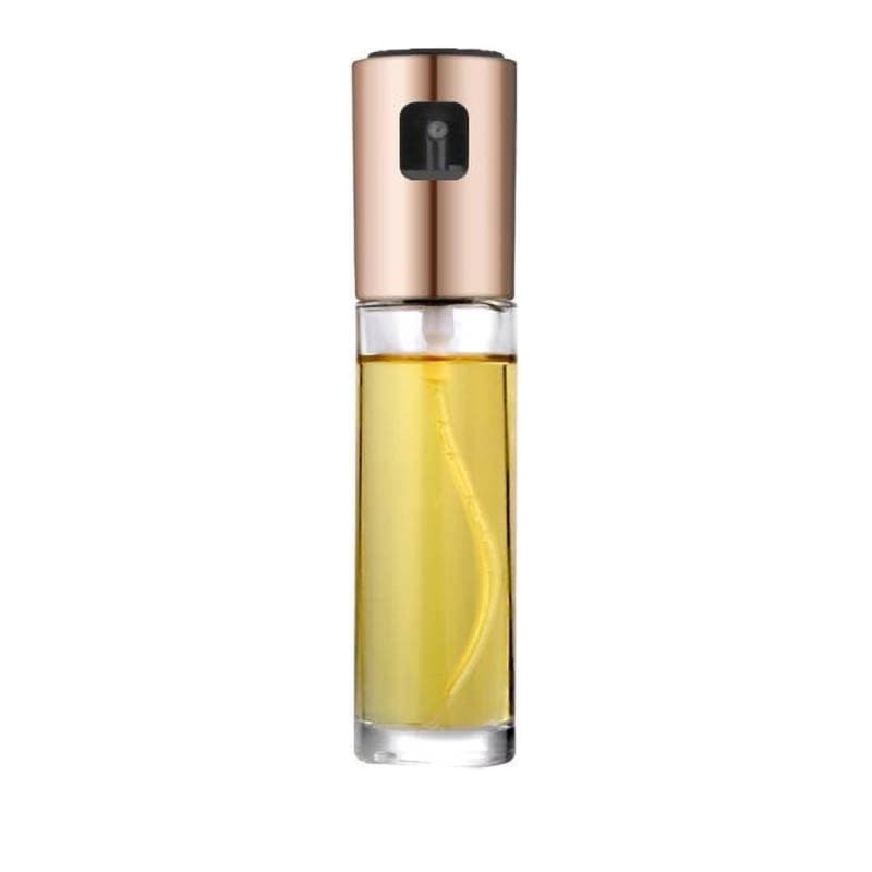 CJDropshipping Kitchen Utensils Rose gold 2-in-1 Push-Type Oil Sprayer & Mister | Leakproof Cooking Oil Dispenser for Air Frying, Salad & Outdoor BBQ