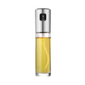CJDropshipping Kitchen Utensils Silver 2-in-1 Push-Type Oil Sprayer & Mister | Leakproof Cooking Oil Dispenser for Air Frying, Salad & Outdoor BBQ