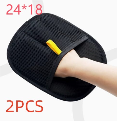 CJDropshipping Pet Supplies Black / 2PCS Pet Hair Remover Mitt Gloves Deshedding Brush for Dog, Cat, Rabbit