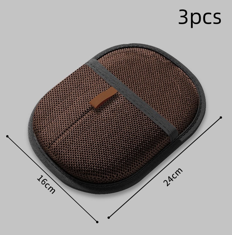 CJDropshipping Pet Supplies Dark brown / 3PCS Pet Hair Remover Mitt Gloves Deshedding Brush for Dog, Cat, Rabbit