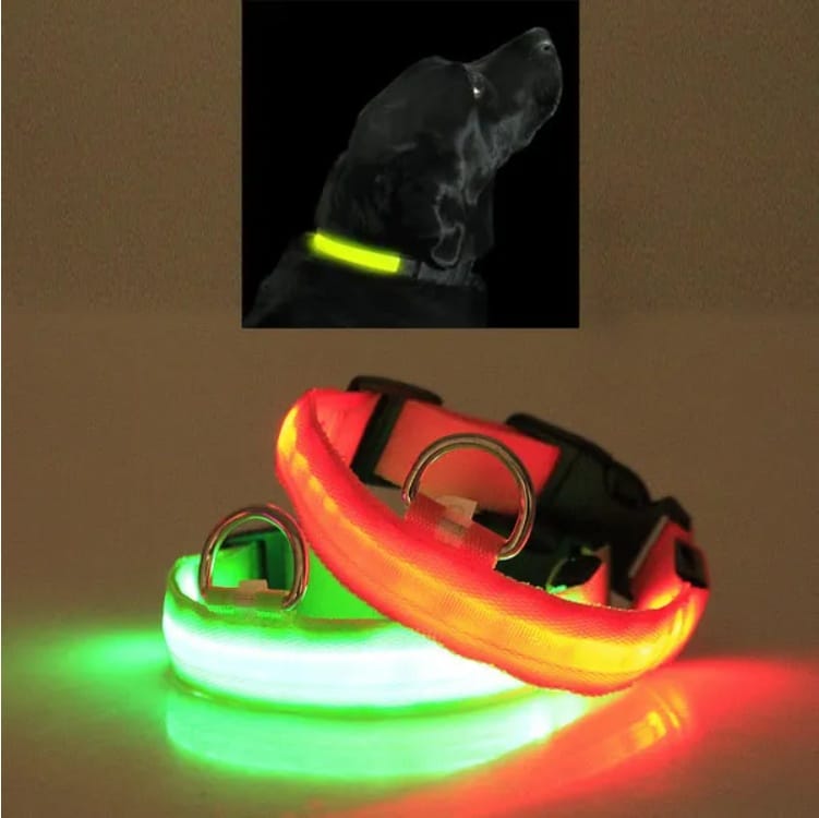 CJDropshipping Pet Supplies LED Light-Up Pet Safety Halo Collar for Night Walking