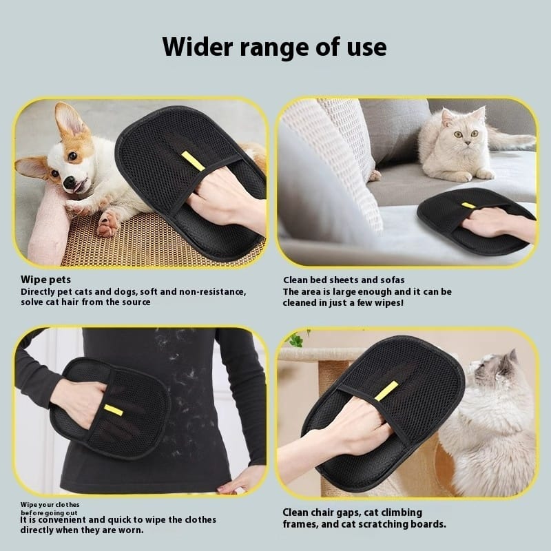 CJDropshipping Pet Supplies Pet Hair Remover Mitt Gloves Deshedding Brush for Dog, Cat, Rabbit