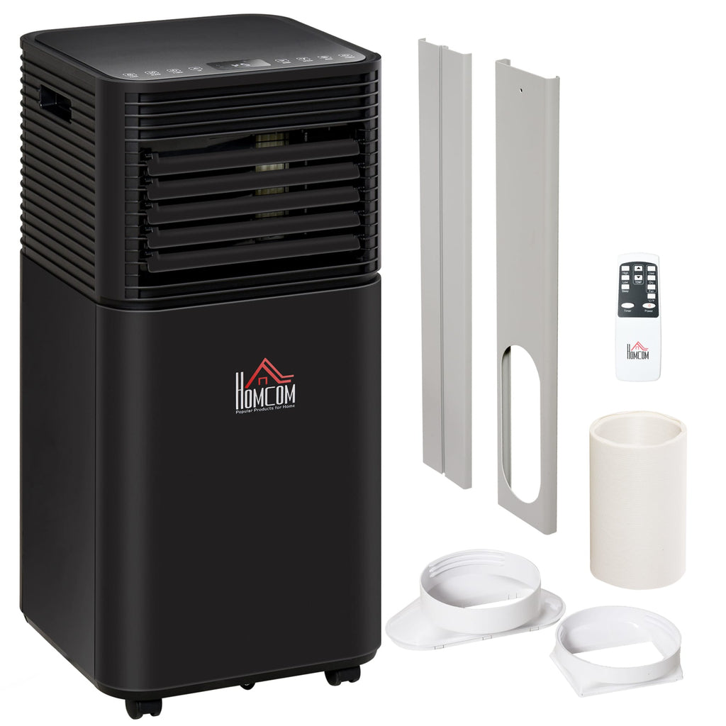 CJDropshipping Portable Air Conditioners & Cooling Appl Black / 380x374x880 mm 8000 BTU Portable Air Conditioner with Dehumidifier, Remote & 24H Timer