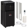 CJDropshipping Portable Air Conditioners & Cooling Appl Black / 380x374x880 mm 8000 BTU Portable Air Conditioner with Dehumidifier, Remote & 24H Timer