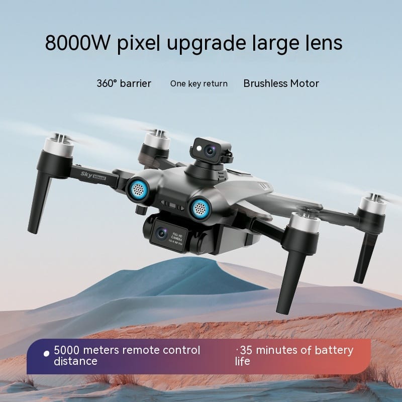 Dropshipman Camera Drone 8K HD GPS Drone with 360° Obstacle Avoidance & Brushless Motor