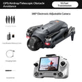 Dropshipman Camera Drone Dark Gray / Dual Electric Version GPS Smart Positioning Drone with Dual 4K Camera & Live Video