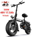 Dropshipman E-Bike Z10 Black 17.5Ah / United States / Black ZEFIORA Z10 Foldable Electric Commuter Bike | 48V Adult E-Bike