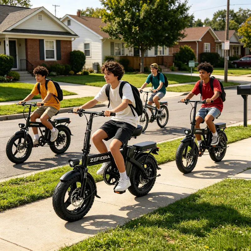 Dropshipman E-Bike ZEFIORA Z10 Foldable Electric Commuter Bike | 48V Adult E-Bike