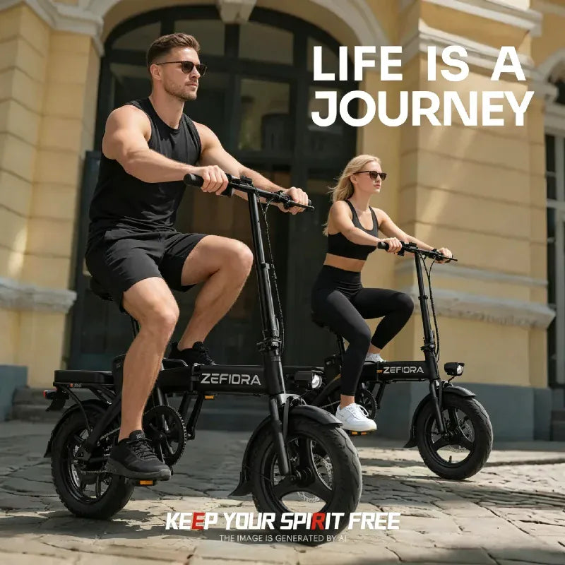 Dropshipman E-Bike ZEFIORA Z10 Foldable Electric Commuter Bike | 48V Adult E-Bike