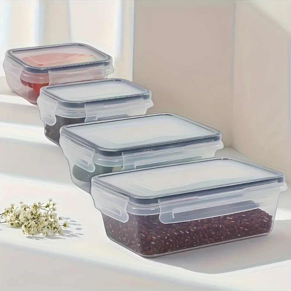 Dropshipman Food Storage Containers 8PCS 8-Piece Airtight Food Storage Containers with Locking Lids