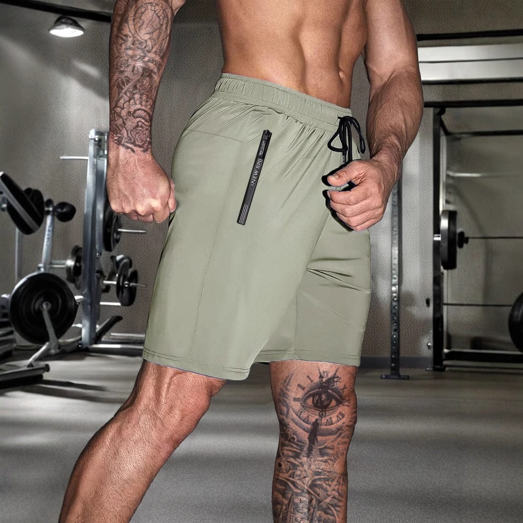 Dropshipman L / Khaki Plus Size Men's Quick-Drying Fashion Boxers Shorts – Comfortable, Lightweight, Breathable