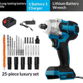 Dropshipman Power Tools Blue / 1 battery 1 charger / US Brushless 4-in-1 Cordless Power Tool Combo Kit with Li-ion Battery