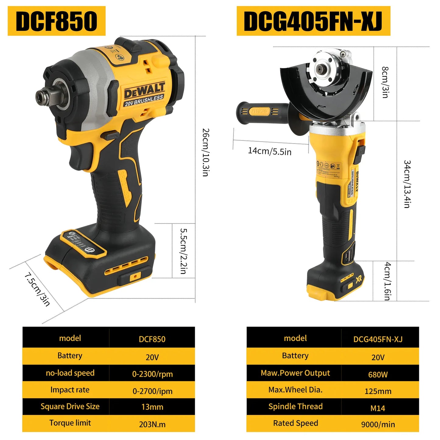 Dropshipman Power Tools DeWalt DCD850 & DCF405FN Drill Combo Kit