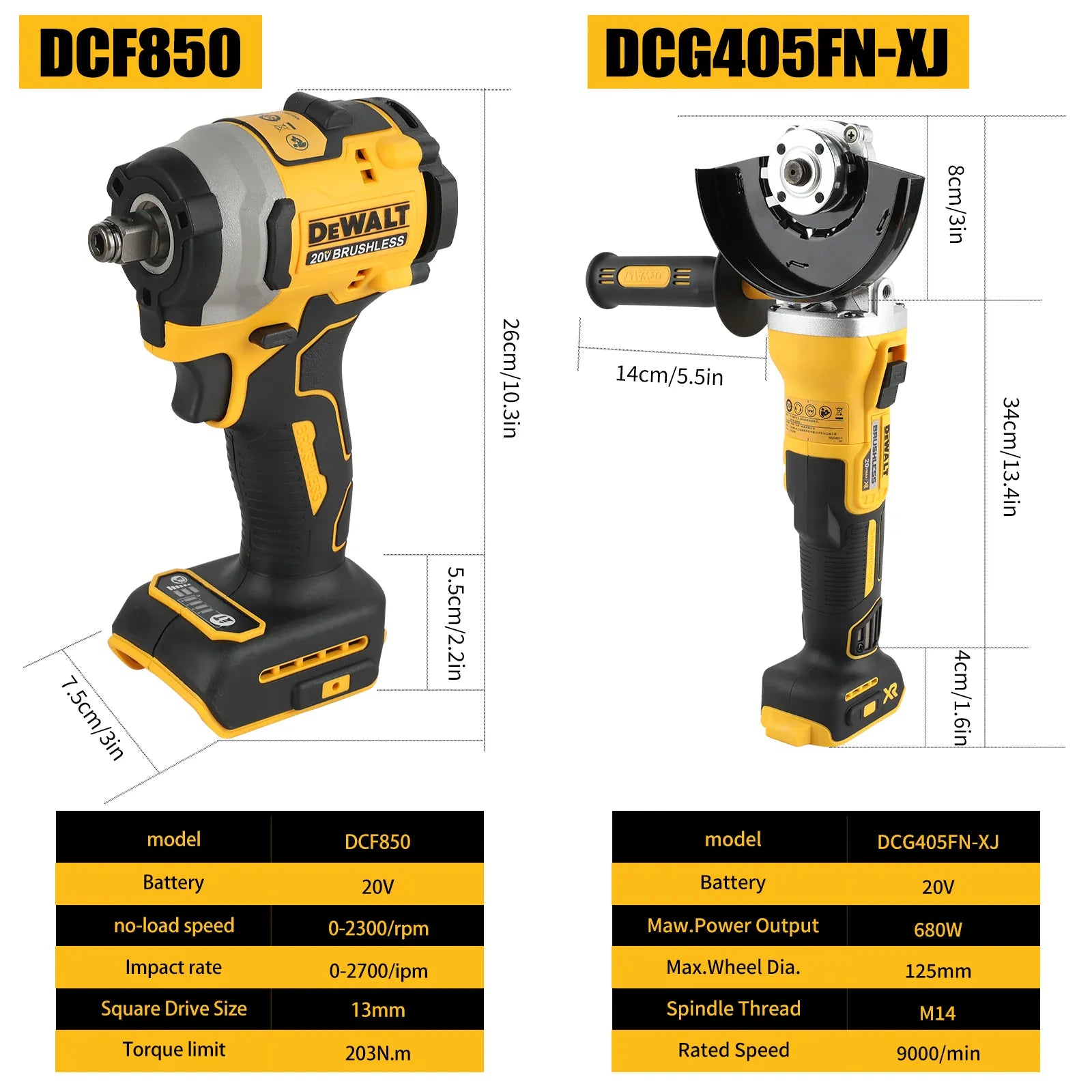 Dropshipman Power Tools DeWalt DCD850 & DCF405FN Drill Combo Kit