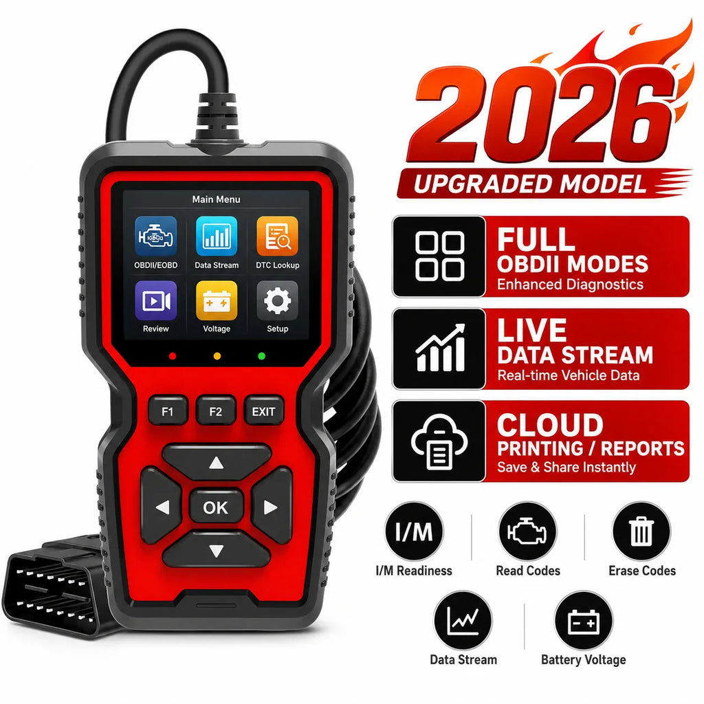 Dropshipman Red V519 OBD2 Scanner & Universal Car Diagnostic Code Reader
