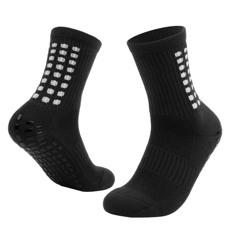 Dropshipman Socks Black / Average Size Breathable Basketball Socks with Non-Slip Rubber Studded Sole for Enhanced Grip and Comfort