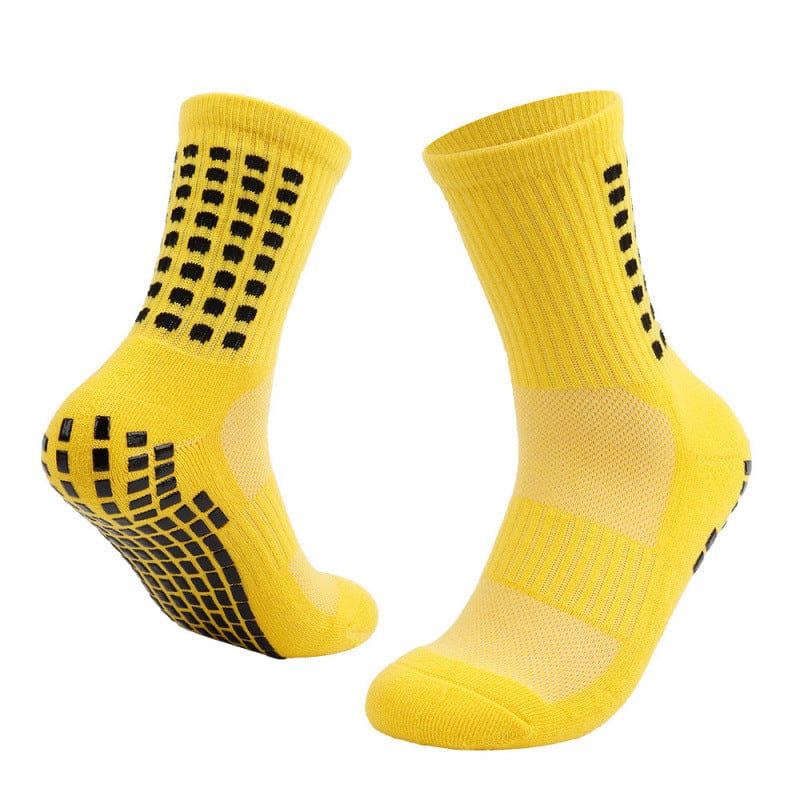 Dropshipman Socks Yellow / Average Size Breathable Basketball Socks with Non-Slip Rubber Studded Sole for Enhanced Grip and Comfort