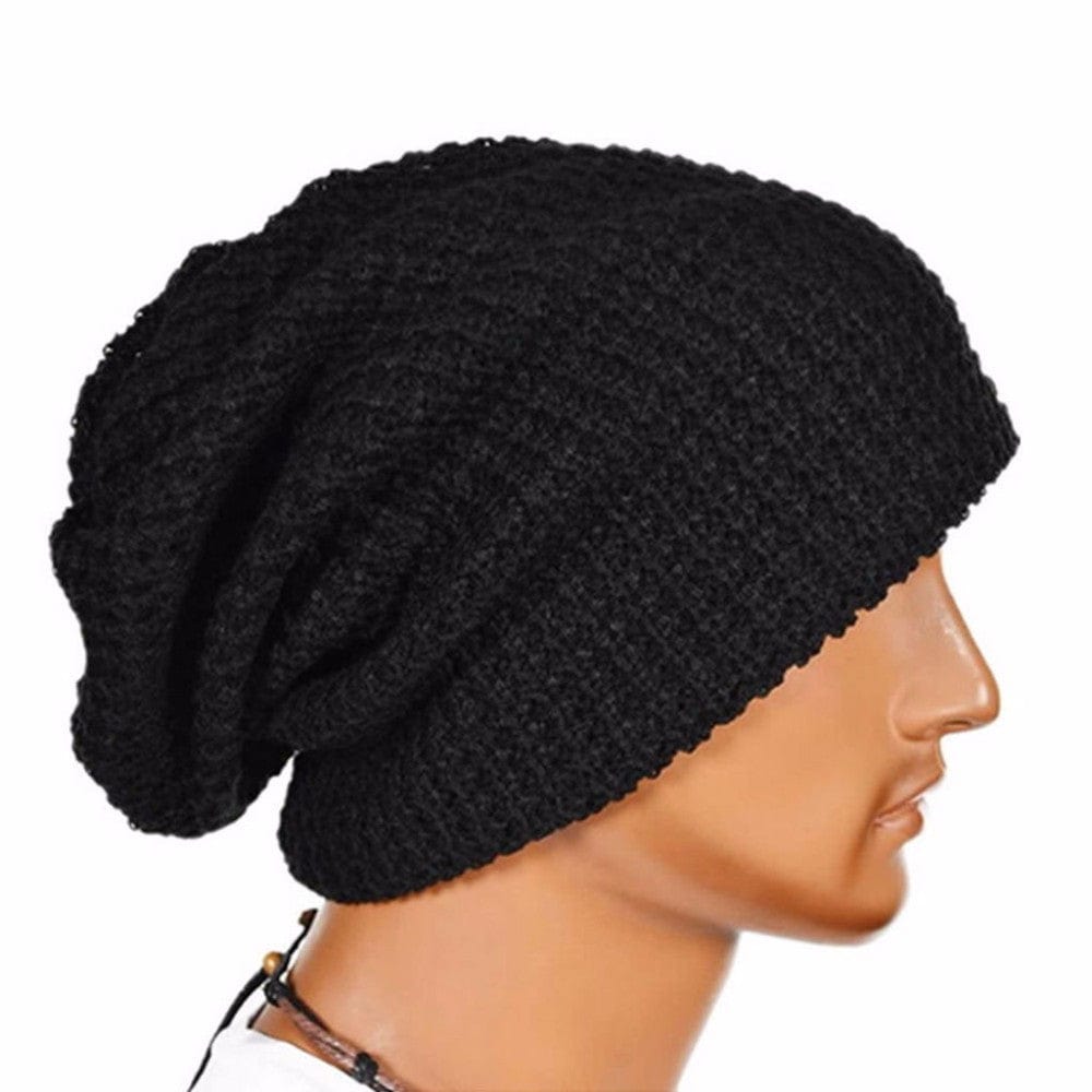 This & That Store Active Wear black Knitted Wool Cap