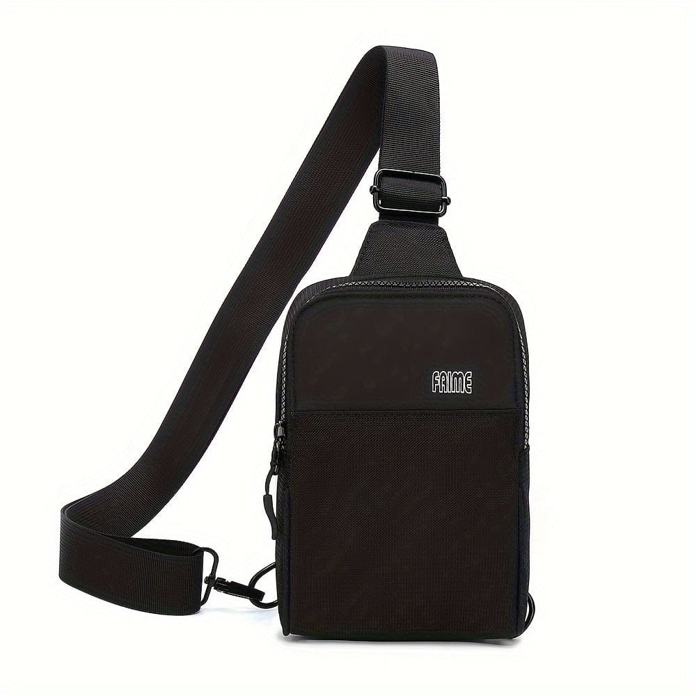 This & That Store Backpack Black Men's Mini Sling Bag For Hiking, Running, Biking, Travel - Black