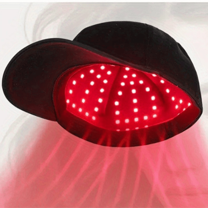 This & That Store Black Red Light Therapy Cap
