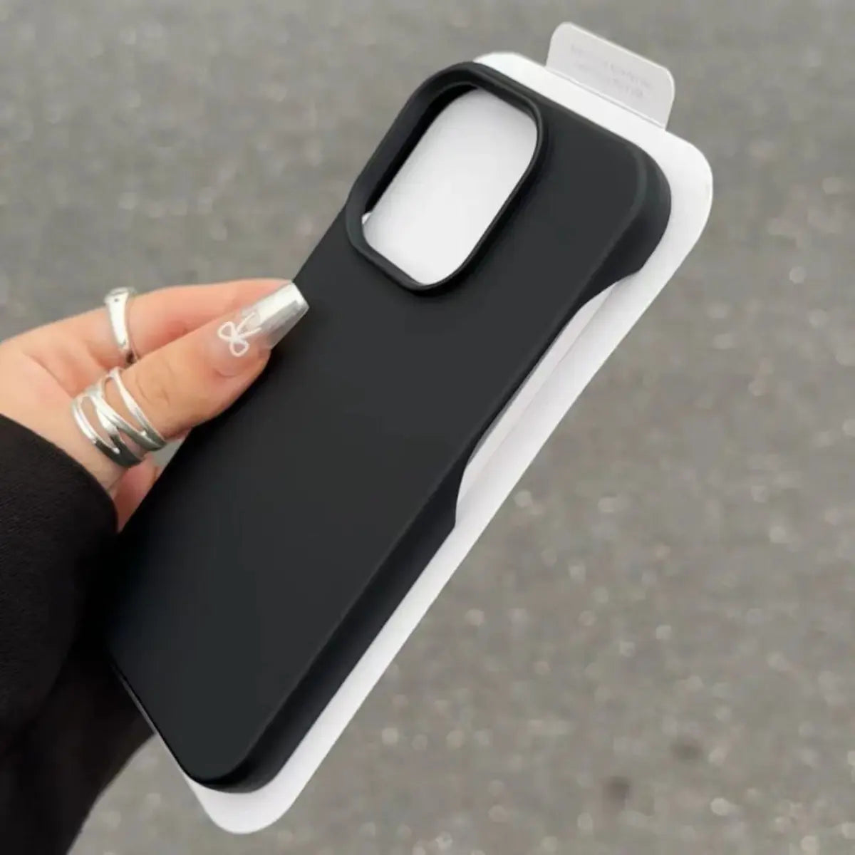 This & That Store Classic Black / Iphone 15promax Half-Pack Graphite Case