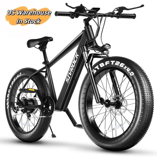 This & That Store E-Bike Black Professional Electric Bike For Adults, 26 X 4.0 Inches Fat Tire Mountain Bicycle, 1000W Motor 48V 15Ah UL And GCC Certified