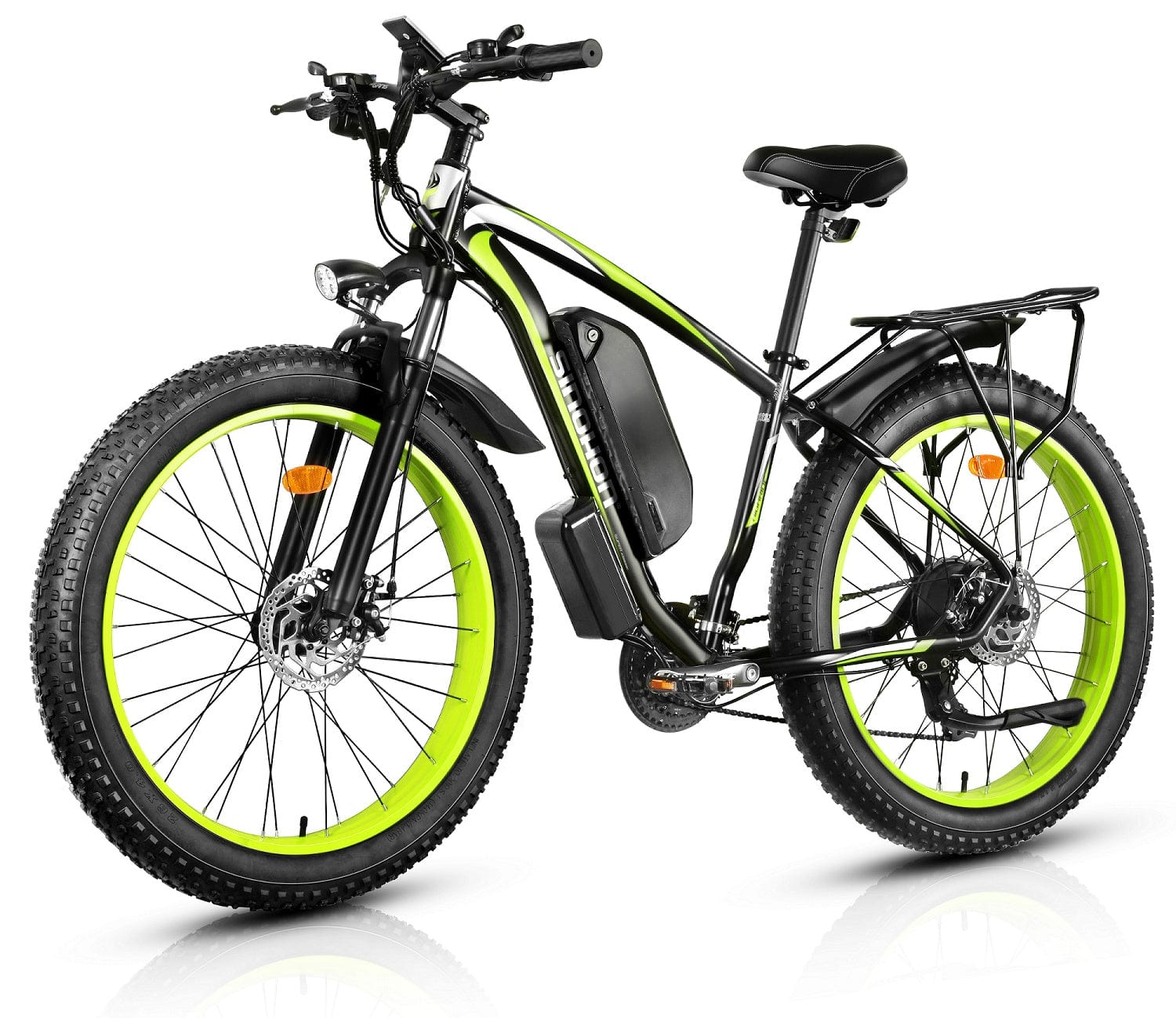 This & That Store eBike Green Ebike,1000W Motor,48V13Ah Battery,26 Inches,Maximum Speed 45KM