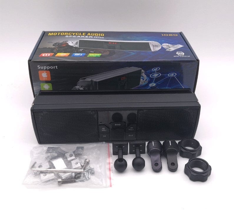 This & That Store Electronics Black Waterproof Motorcycle Bluetooth Speakers