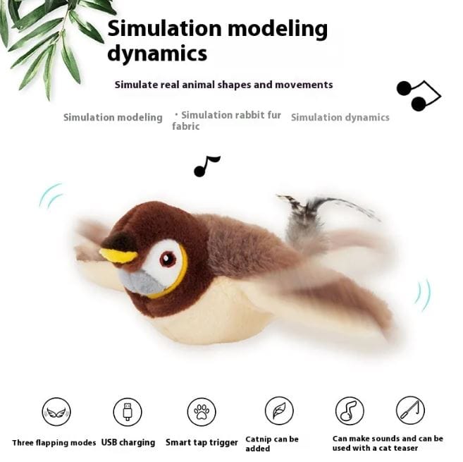 This & That Store Flapping Bird Cat  Toy