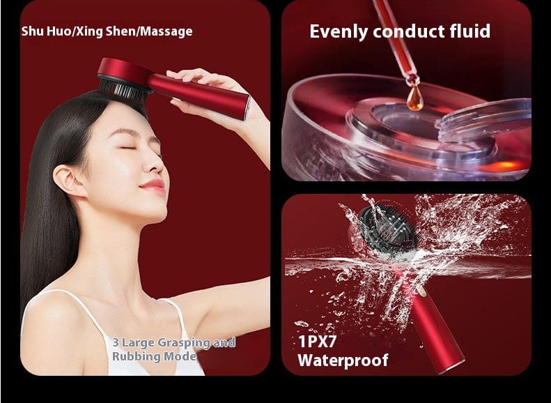 This & That Store Hair Care Electric Massage Comb – Red Light Therapy & Multi-Functional Care