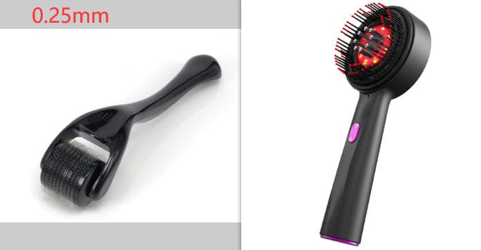 This & That Store Hair Care Grey black  0.25mmset Electric Massage Comb – Red Light Therapy & Multi-Functional Care