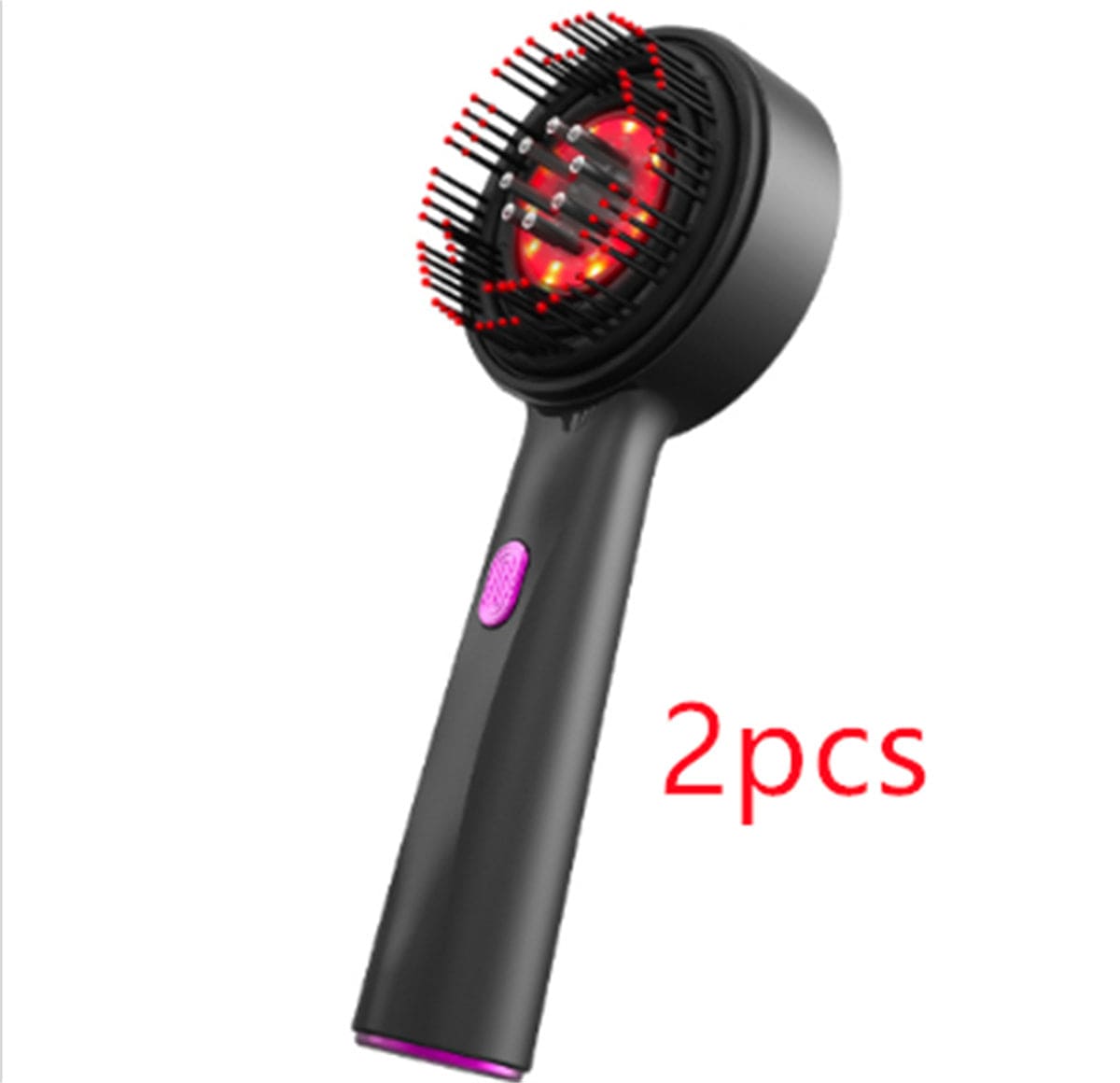 This & That Store Hair Care Grey black 2pcs Electric Massage Comb – Red Light Therapy & Multi-Functional Care