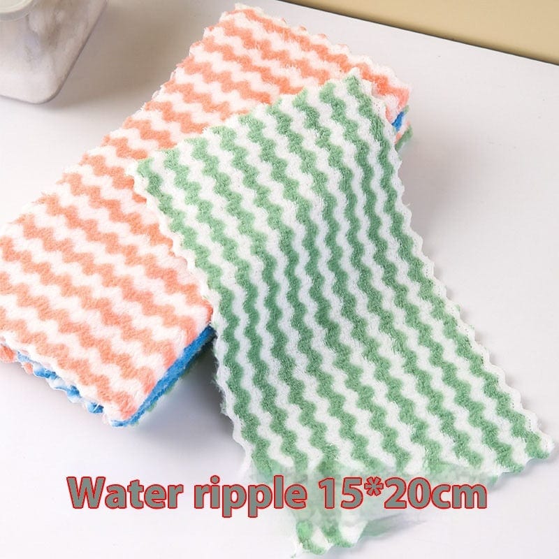 This & That Store Kitchen Towel 15x20cm Lace / Random Color Striped Kitchen Towel