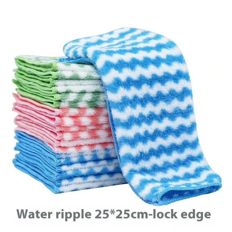This & That Store Kitchen Towel 25x25cm Lock Edge / Random Color Striped Kitchen Towel