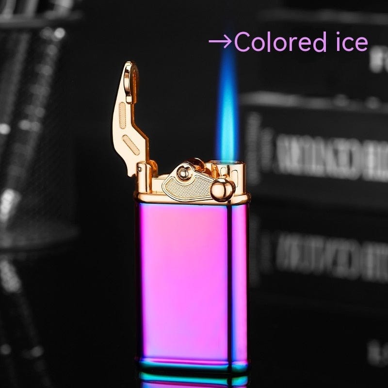 This & That Store Lighter Color Ice New Posture Rocker Arm Torch Lighter - Durable, Stylish, Windproof